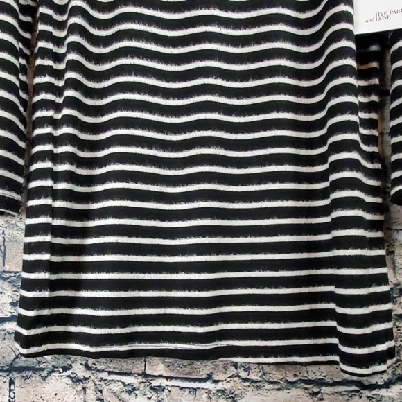 Hye Park and Lune | Stacy Black White Stripe Dress - Picture 5 of 8